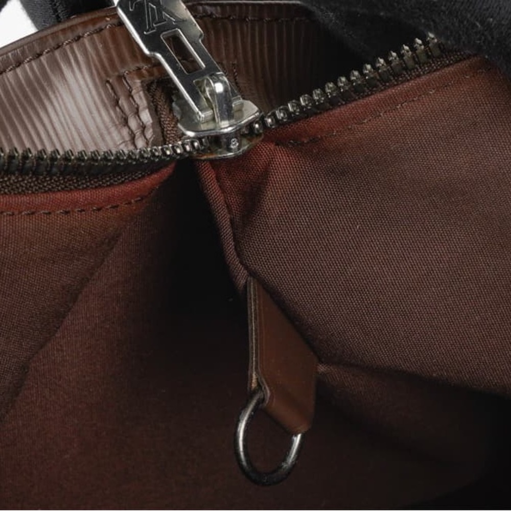 LOUIS VUITTON Keepall 45 Travel Hand Bag Epi Leather Moka 💎 AUTHENTIC 💯 - Picture 16 of 16